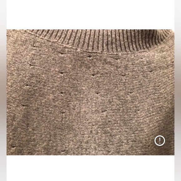 Grey Gap Cowl Neck Cape. Pockets on Each Sides, Wool/Cashmere Blend Size XS/S - Picture 6 of 10